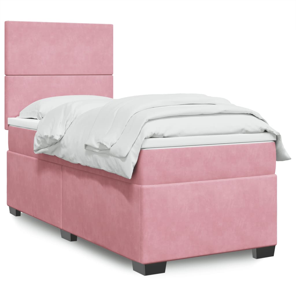 Boxspring Met Matras Fluweel
