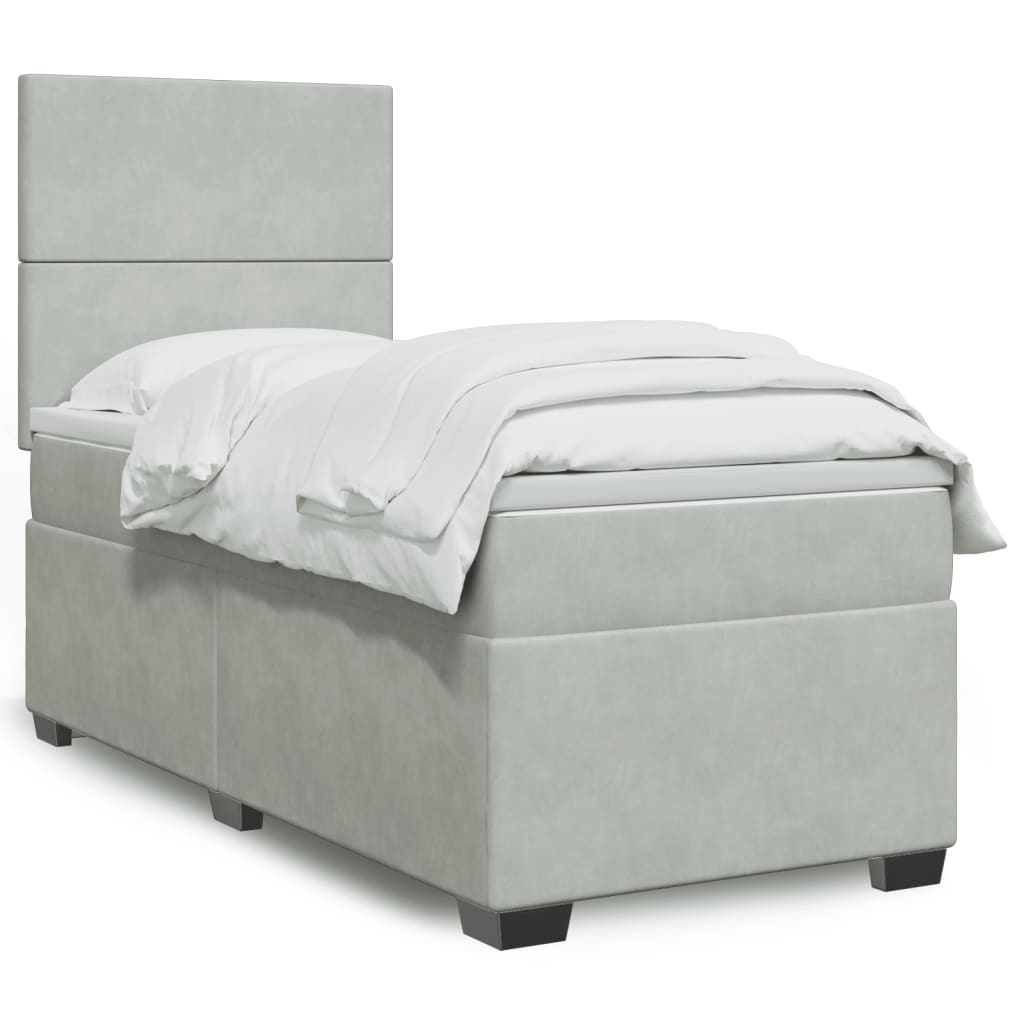 Boxspring Met Matras Fluweel