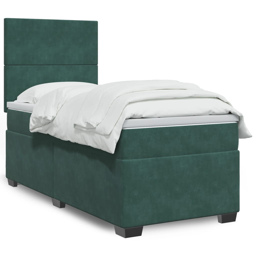 Boxspring Met Matras Fluweel