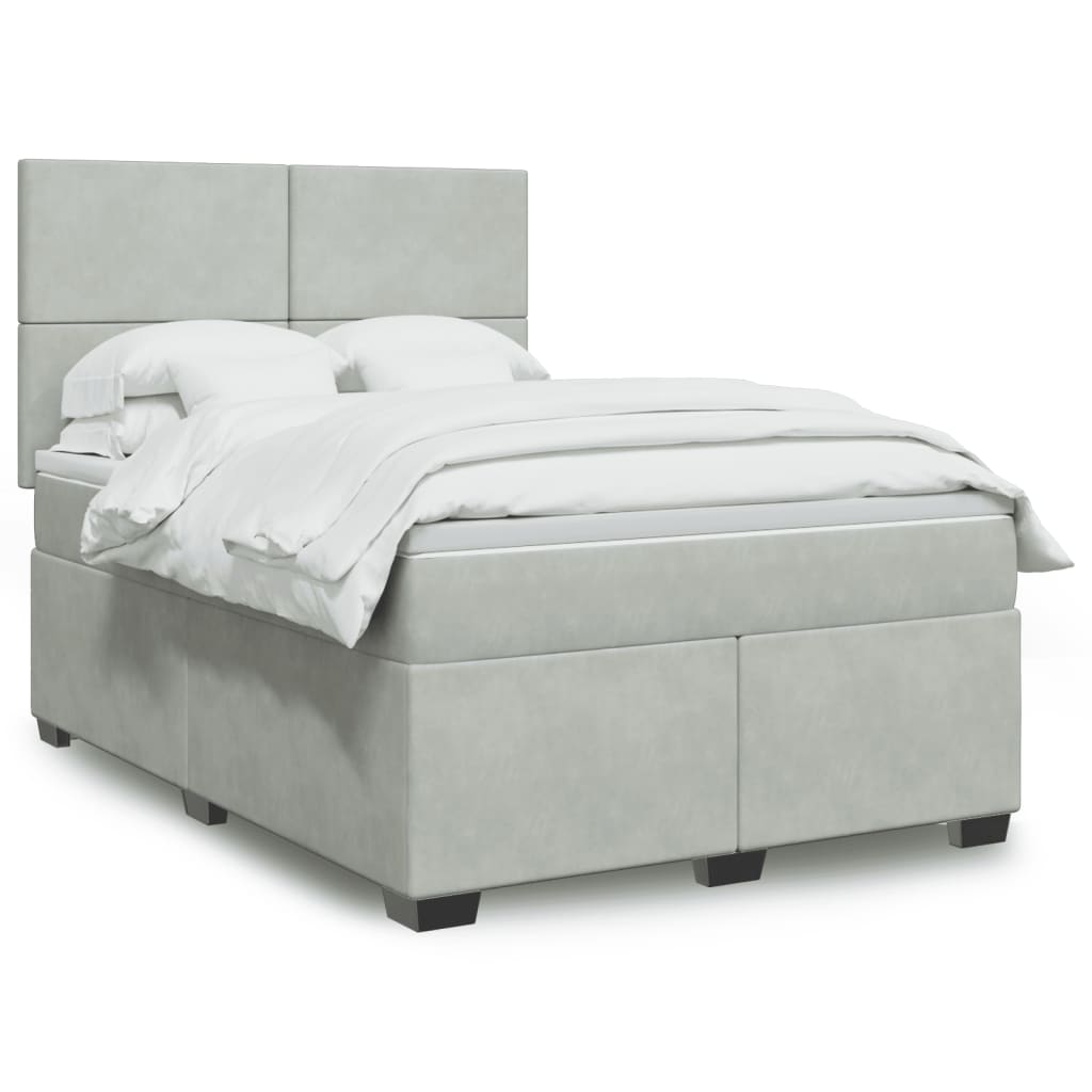 Boxspring Met Matras Fluweel
