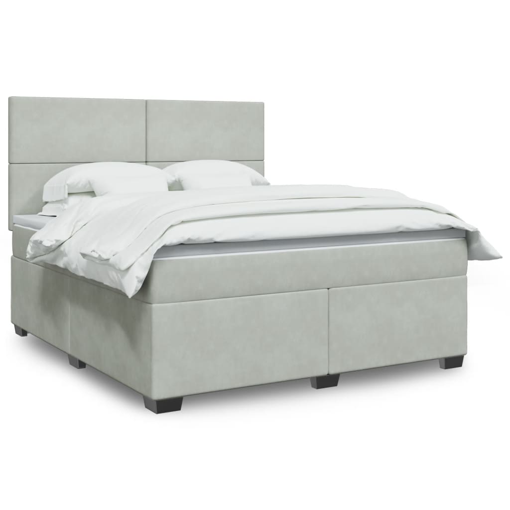 Boxspring Met Matras Fluweel
