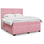Boxspring Met Matras Fluweel
