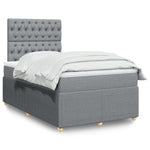 Boxspring Met Matras Stof Kleurig
