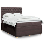 Boxspring Met Matras Stof Kleurig