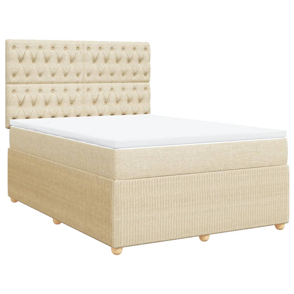 Boxspring Met Matras Stof Kleurig