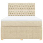 Boxspring Met Matras Stof Kleurig