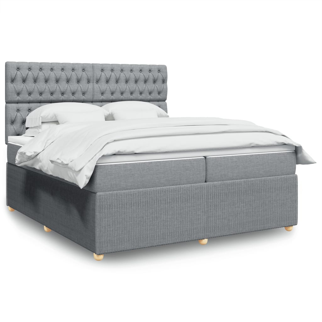 Boxspring Met Matras Stof Kleurig