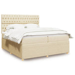 Boxspring Met Matras Stof Kleurig
