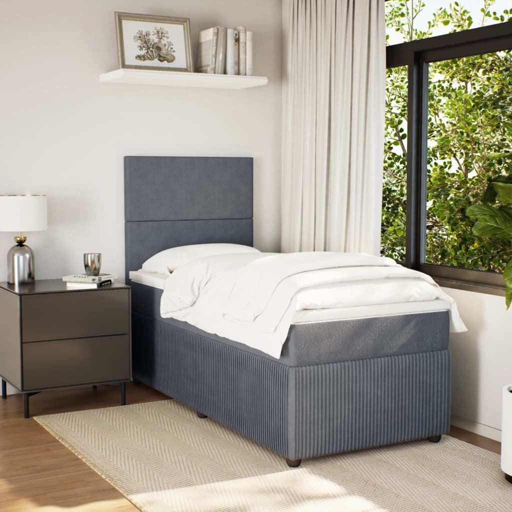 Boxspring Met Matras Fluweel