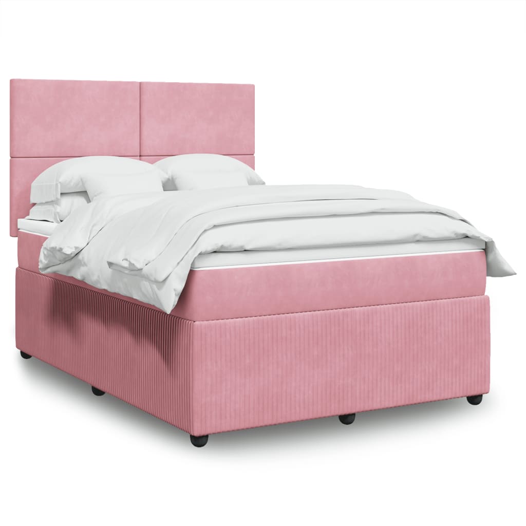 Boxspring Met Matras Fluweel