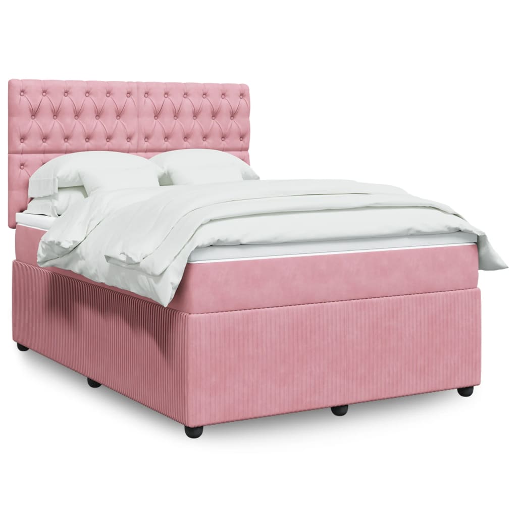 Boxspring Met Matras Fluweel