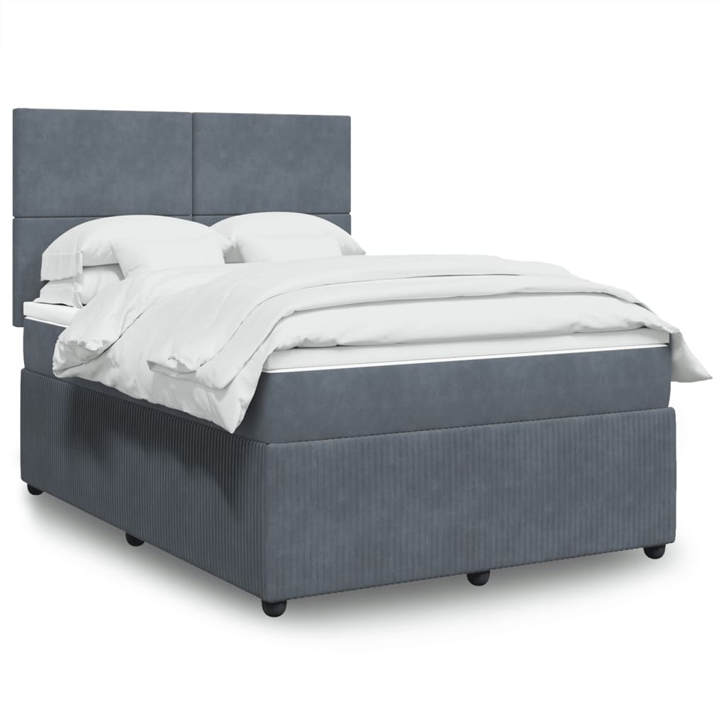 Boxspring Met Matras Fluweel