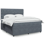 Boxspring Met Matras Fluweel