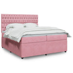 Boxspring Met Matras Fluweel