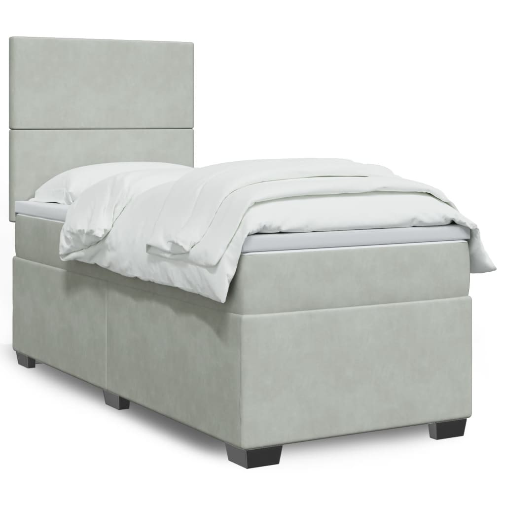 Boxspring Met Matras Fluweel