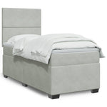 Boxspring Met Matras Fluweel