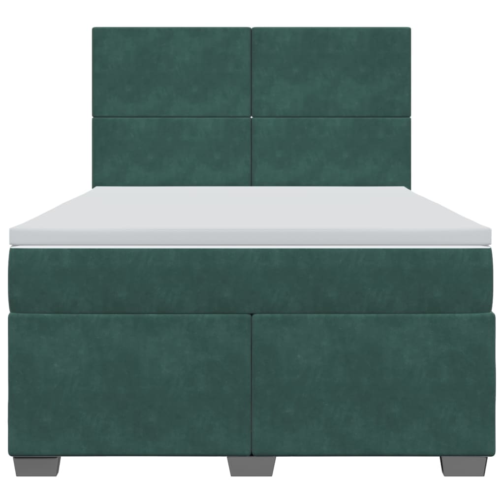 Boxspring Met Matras Fluweel
