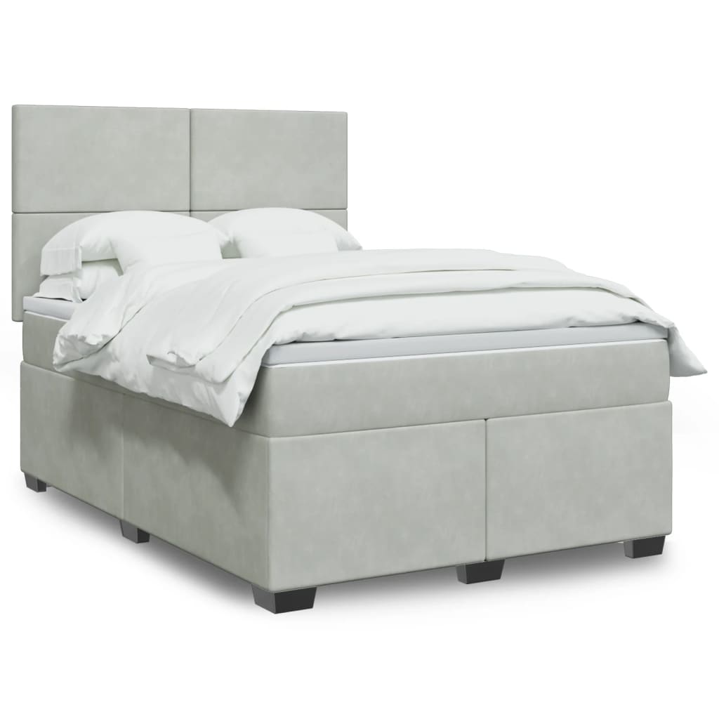 Boxspring Met Matras Fluweel