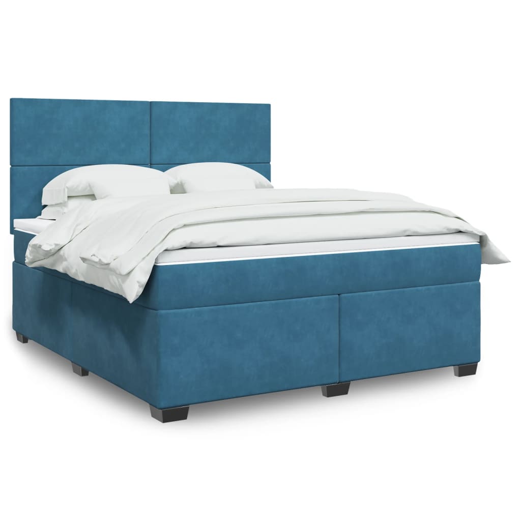 Boxspring Met Matras Fluweel