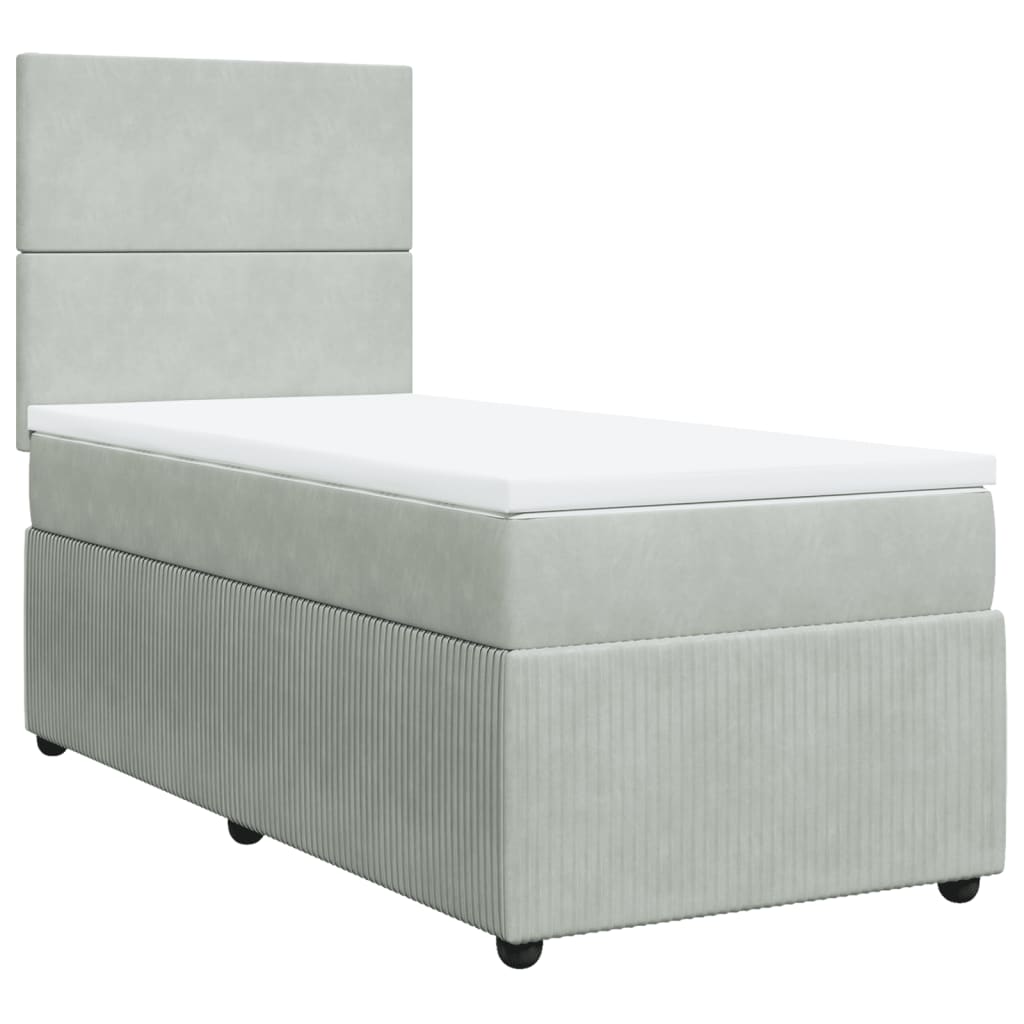 Boxspring Met Matras Fluweel