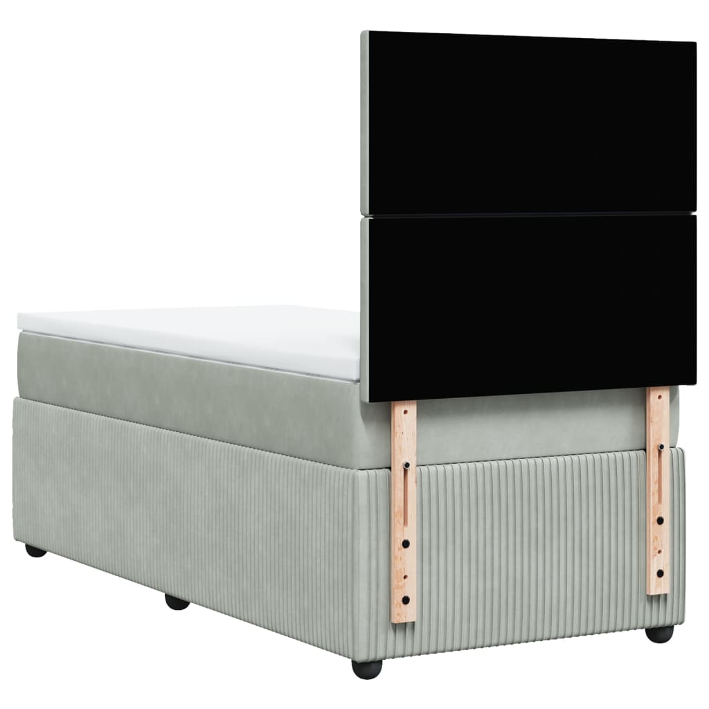 Boxspring Met Matras Fluweel