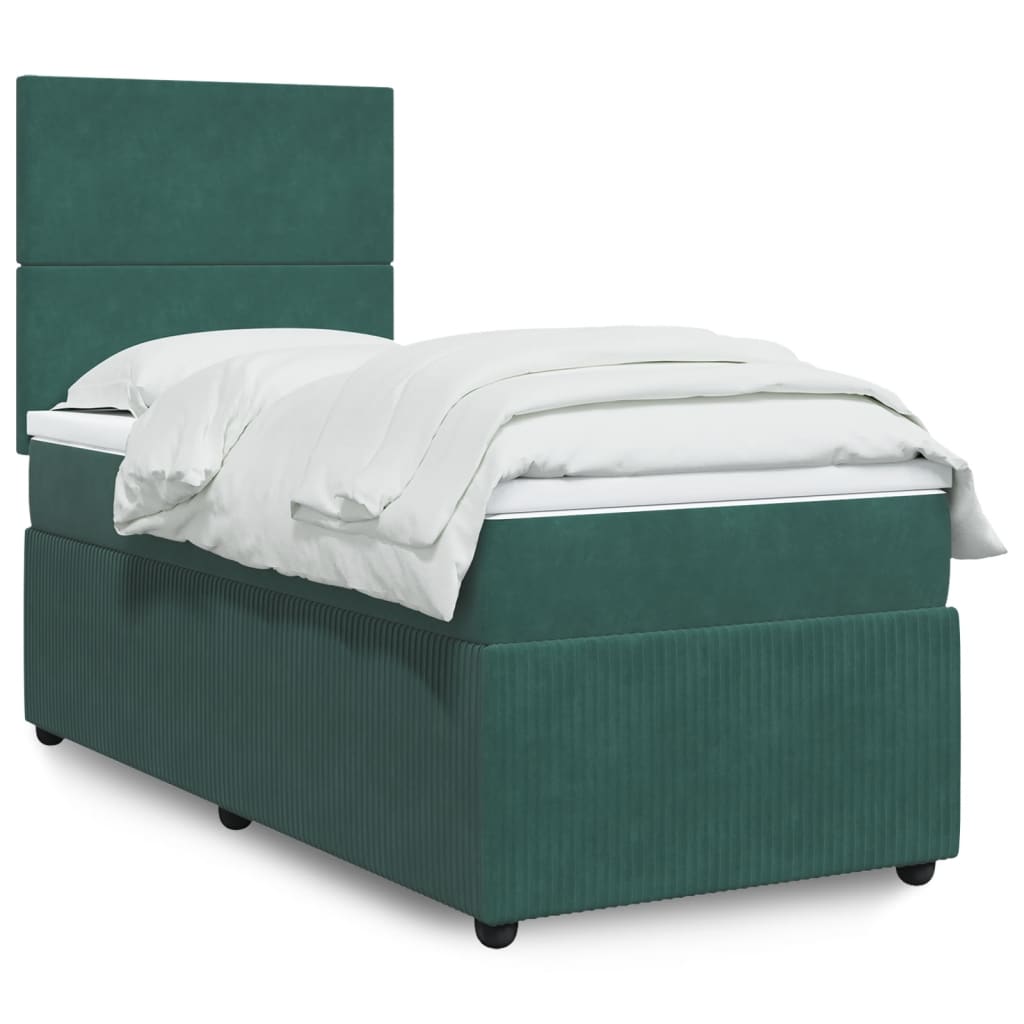 Boxspring Met Matras Fluweel