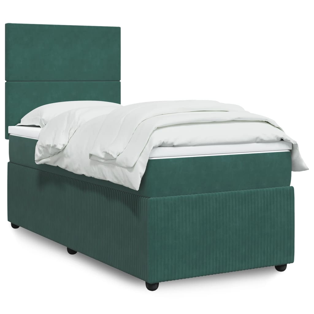 Boxspring Met Matras Fluweel