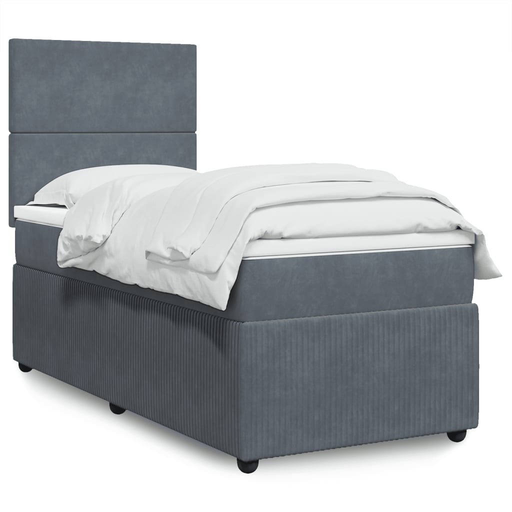 Boxspring Met Matras Fluweel