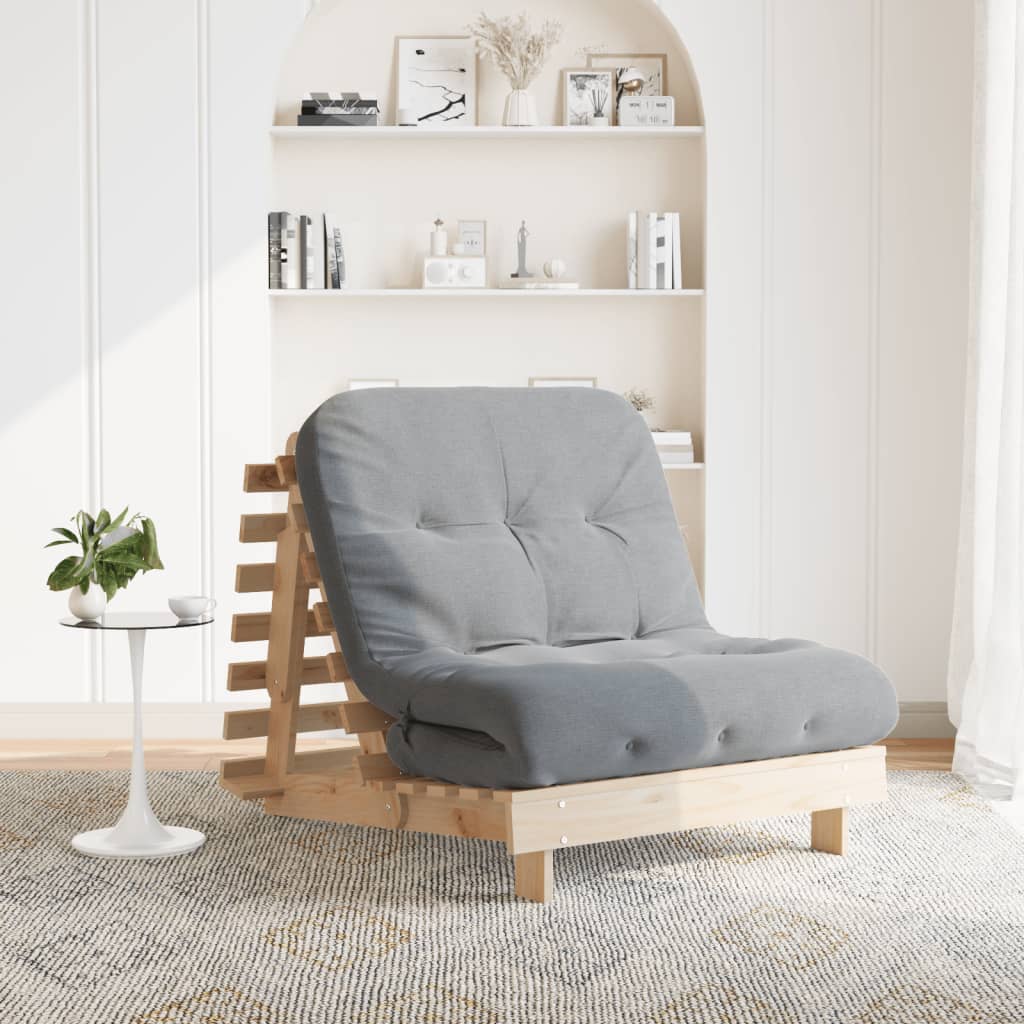 Futon Slaapbank Met Matras Grenenhout
