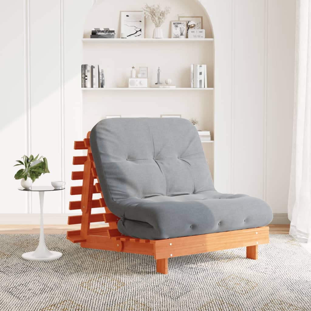 Futon Slaapbank Met Matras Grenenhout