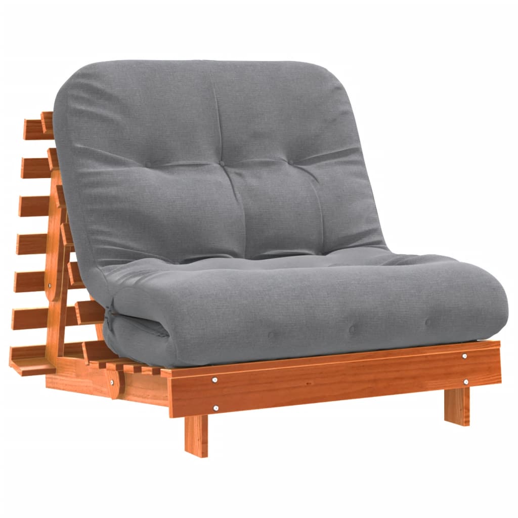Futon Slaapbank Met Matras Grenenhout