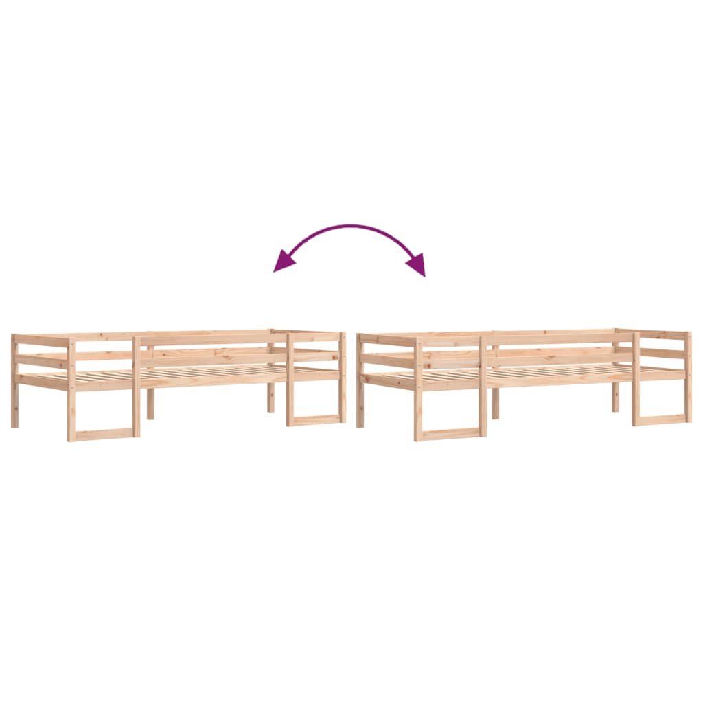 Kinderbedframe Massief Grenenhout