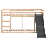 Stapelbed Met Glijbaan En Ladder Massief Grenenhout