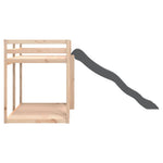 Stapelbed Met Glijbaan En Ladder Massief Grenenhout