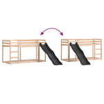 Stapelbed Met Glijbaan En Ladder Massief Grenenhout