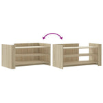 Salontafel Bewerkt Hout Kleurig