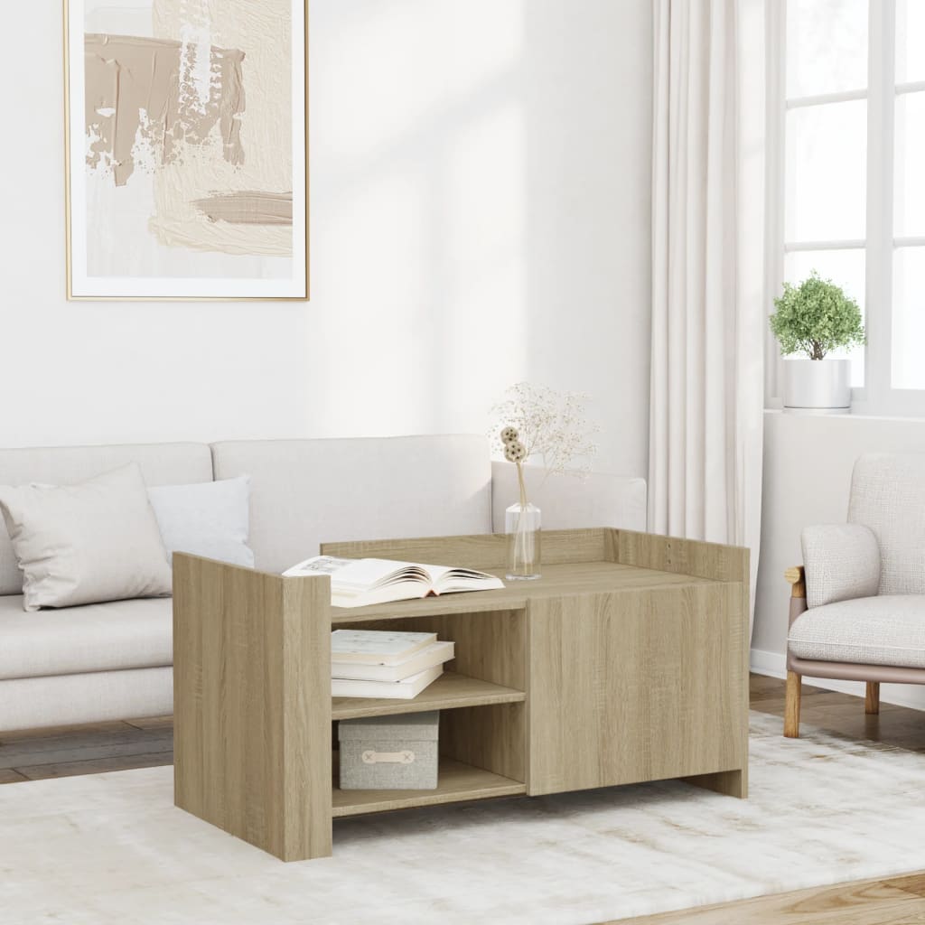 Salontafel Bewerkt Hout
