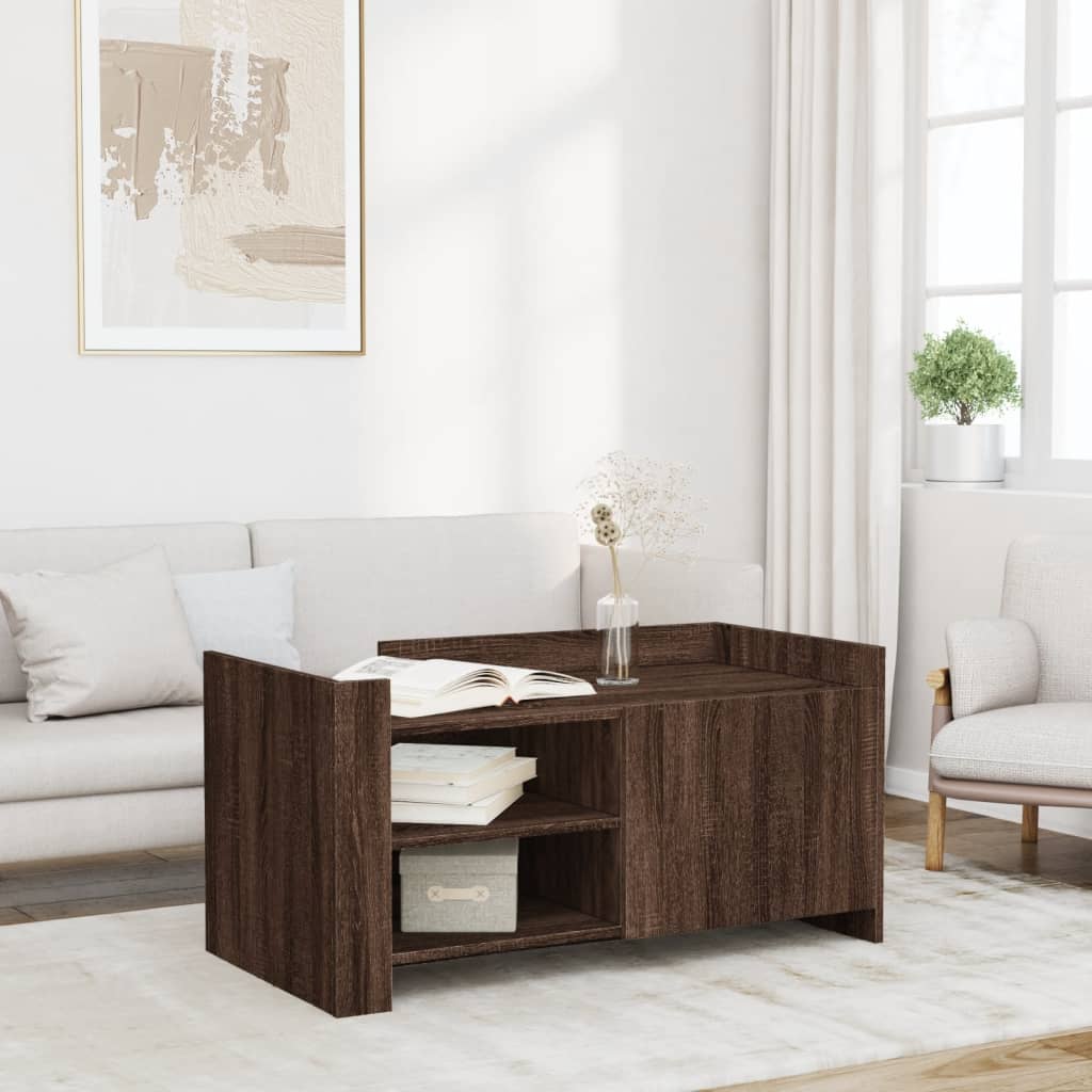 Salontafel Bewerkt Hout