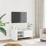 Tv-Meubel 80X35X40 Cm Bewerkt Hout Kleurig