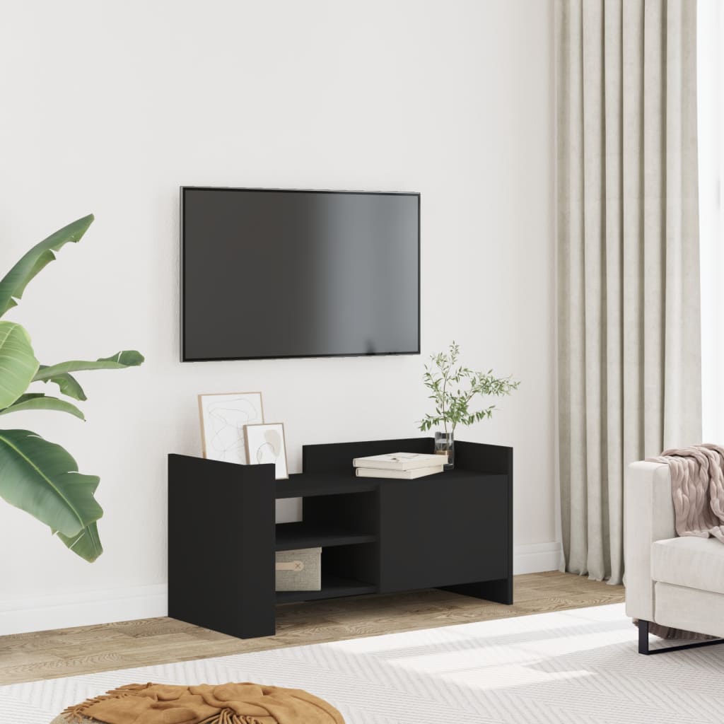 Tv-Meubel 80X35X40 Cm Bewerkt Hout Kleurig