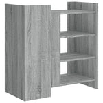 Dressoir 73,5X35X75 Cm Bewerkt Hout Eikenkleurig