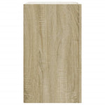 Wandkast 75X35X60 Cm Bewerkt Hout Kleurig