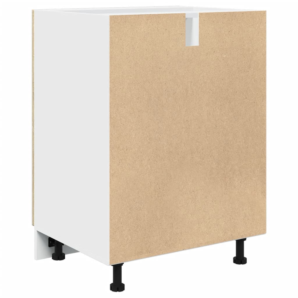 Onderkast 60X46X81,5 Cm Bewerkt Hout Kleurig