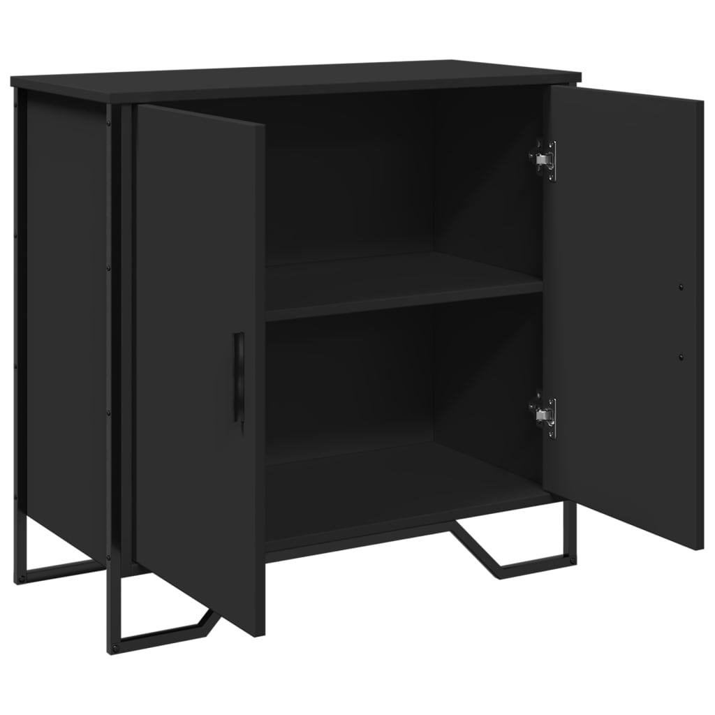 Dressoir 78X35,5X74,5 Cm Bewerkt Hout