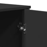 Dressoir 78X35,5X74,5 Cm Bewerkt Hout