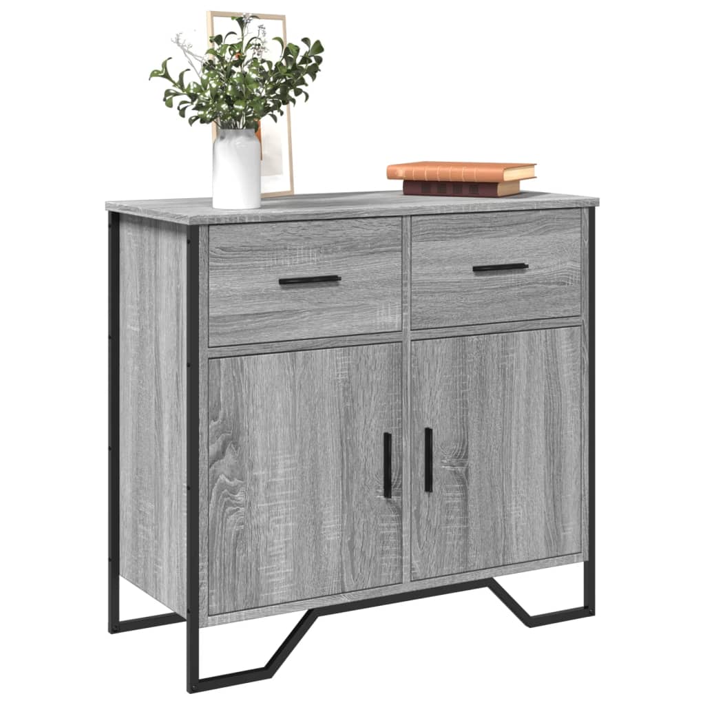 Dressoir 79.5X35,5X74,5 Cm Bewerkt Hout