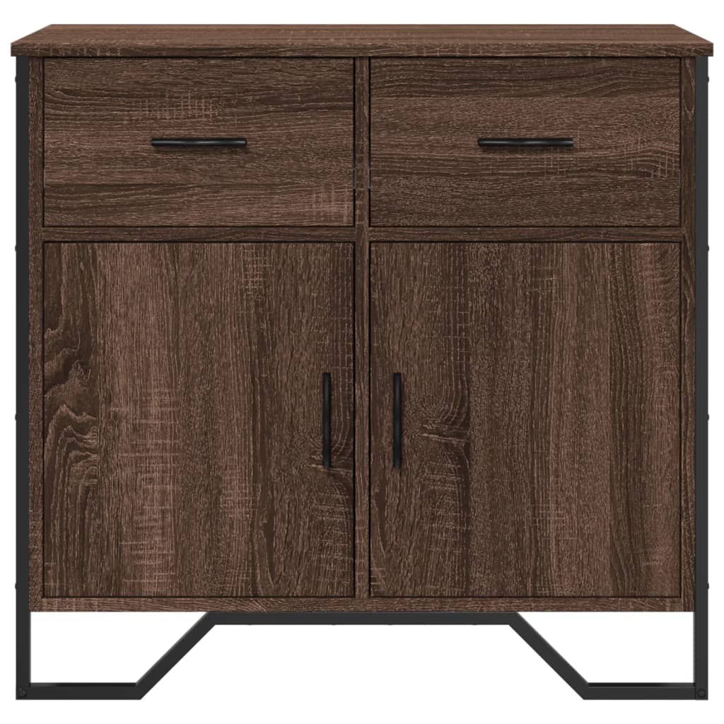 Dressoir 79.5X35,5X74,5 Cm Bewerkt Hout