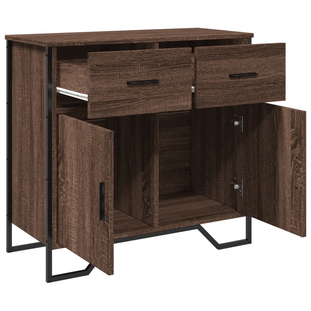 Dressoir 79.5X35,5X74,5 Cm Bewerkt Hout