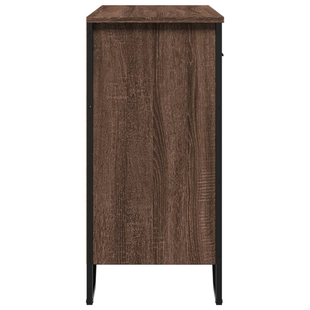 Dressoir 79.5X35,5X74,5 Cm Bewerkt Hout