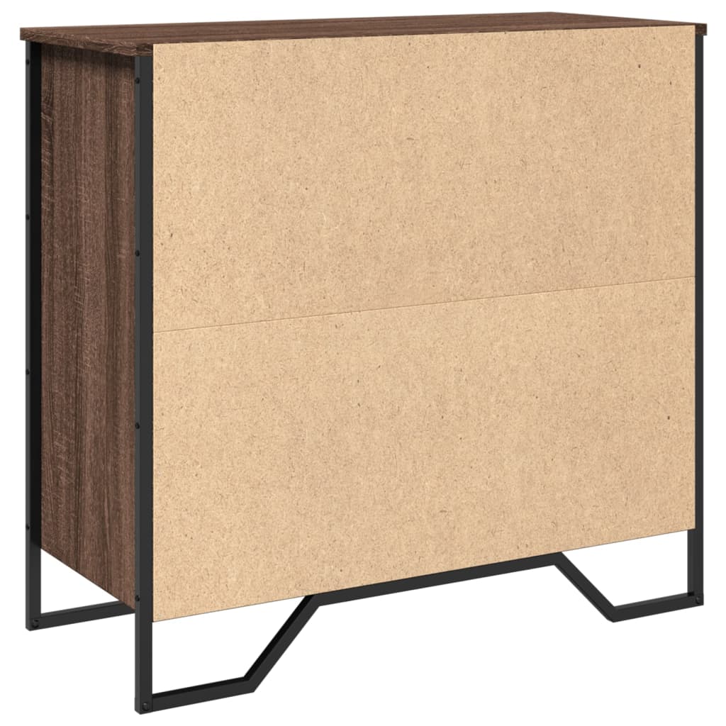 Dressoir 79.5X35,5X74,5 Cm Bewerkt Hout